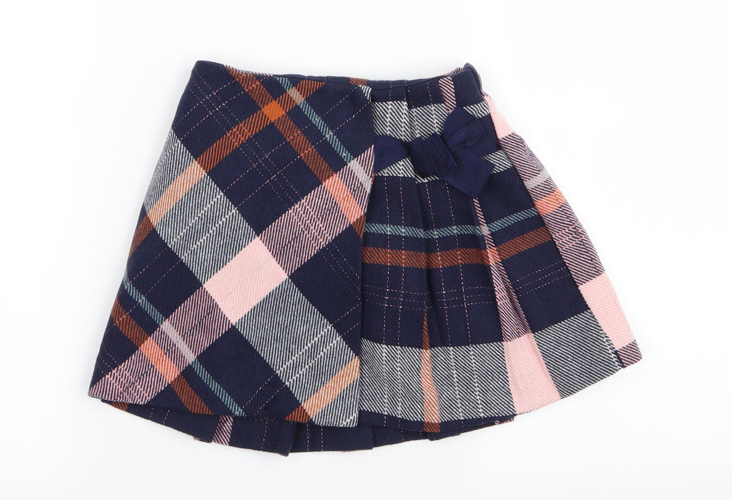 st bernard Girls Multicoloured Check  Flare Skirt Size 5 Years