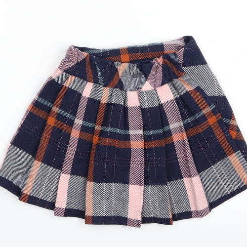 st bernard Girls Multicoloured Check  Flare Skirt Size 5 Years
