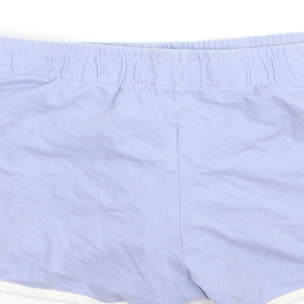 prmark Womens Blue Solid  Cami Pyjama Pants Size 4  - shorts