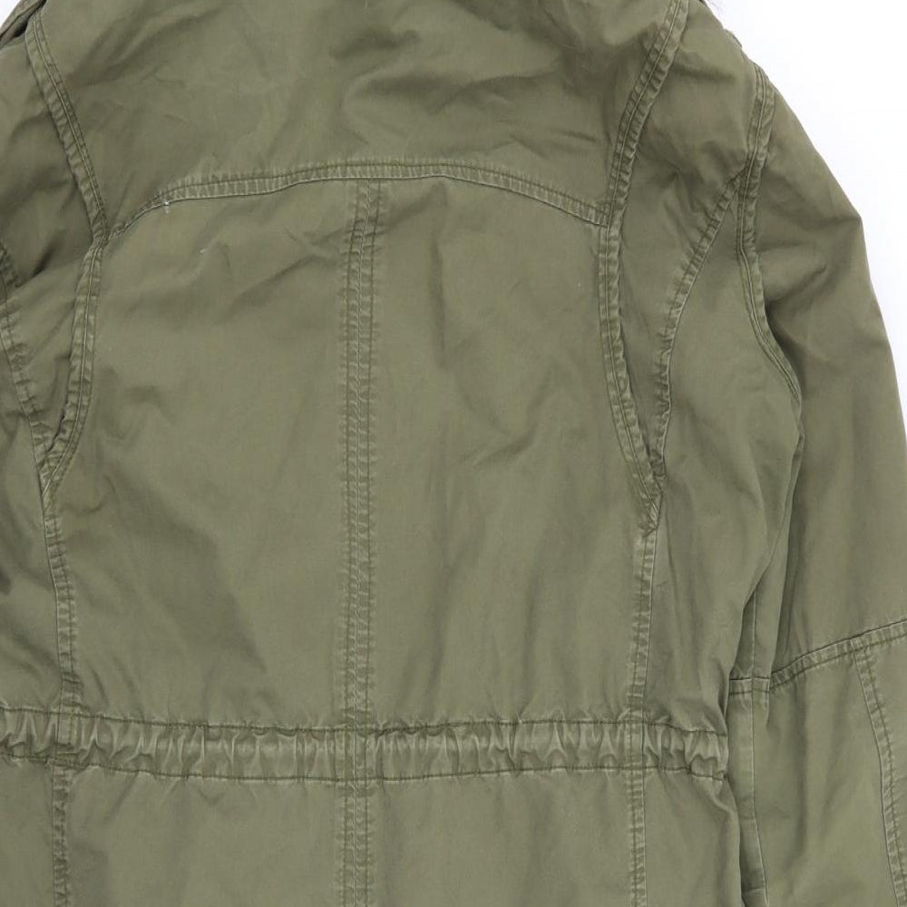 ASOS Womens Green   Parka Coat Size 10