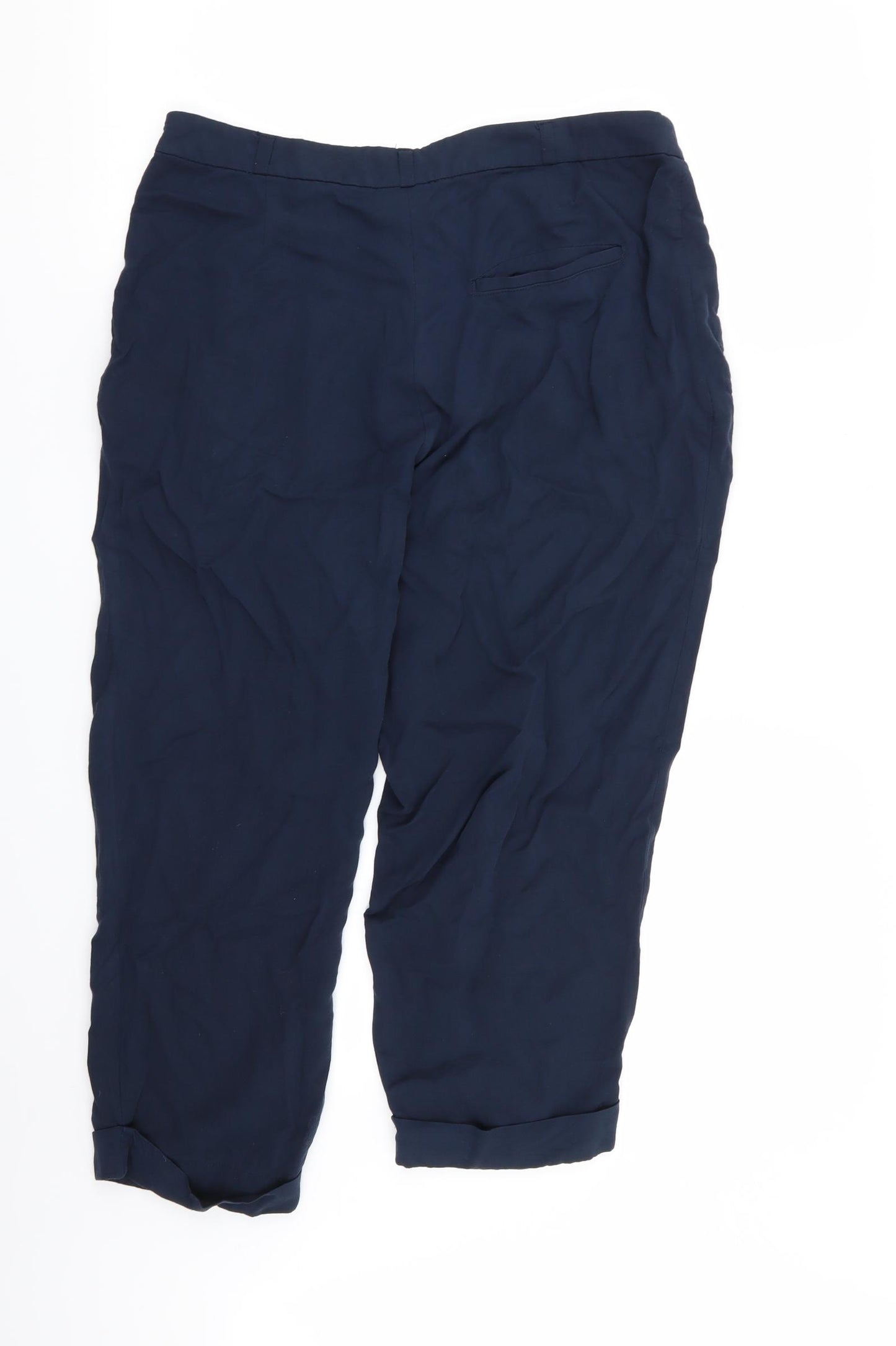 MTWTFSS Weekday Womens Blue   Capri Trousers Size M L22 in