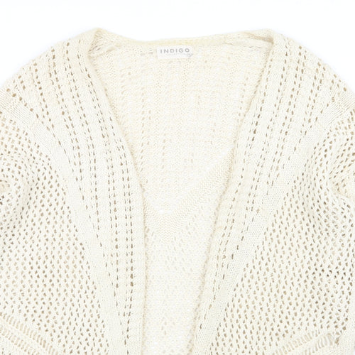 indigo collection Womens Beige   Cardigan Jumper Size 10