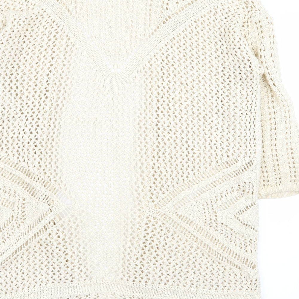 indigo collection Womens Beige   Cardigan Jumper Size 10