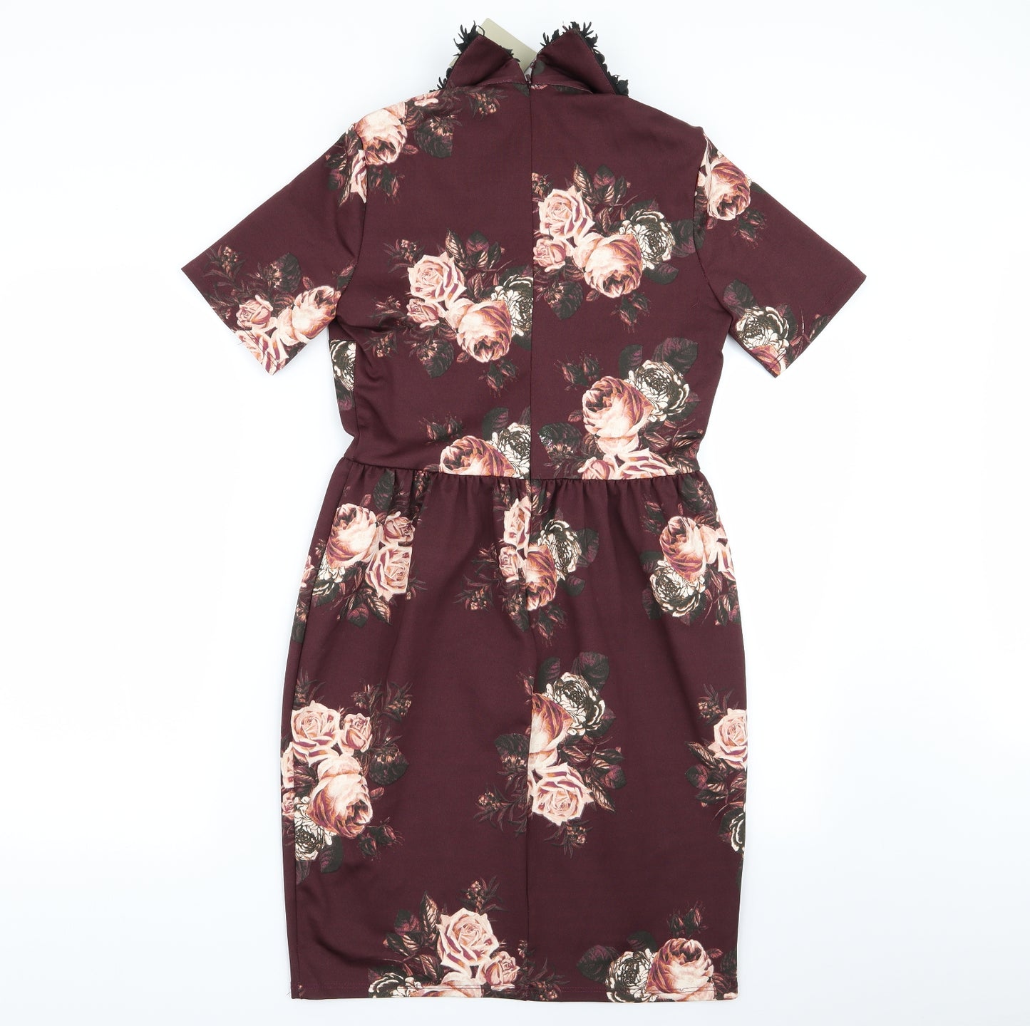 ASOS Womens Purple Floral  Fit & Flare  Size 10