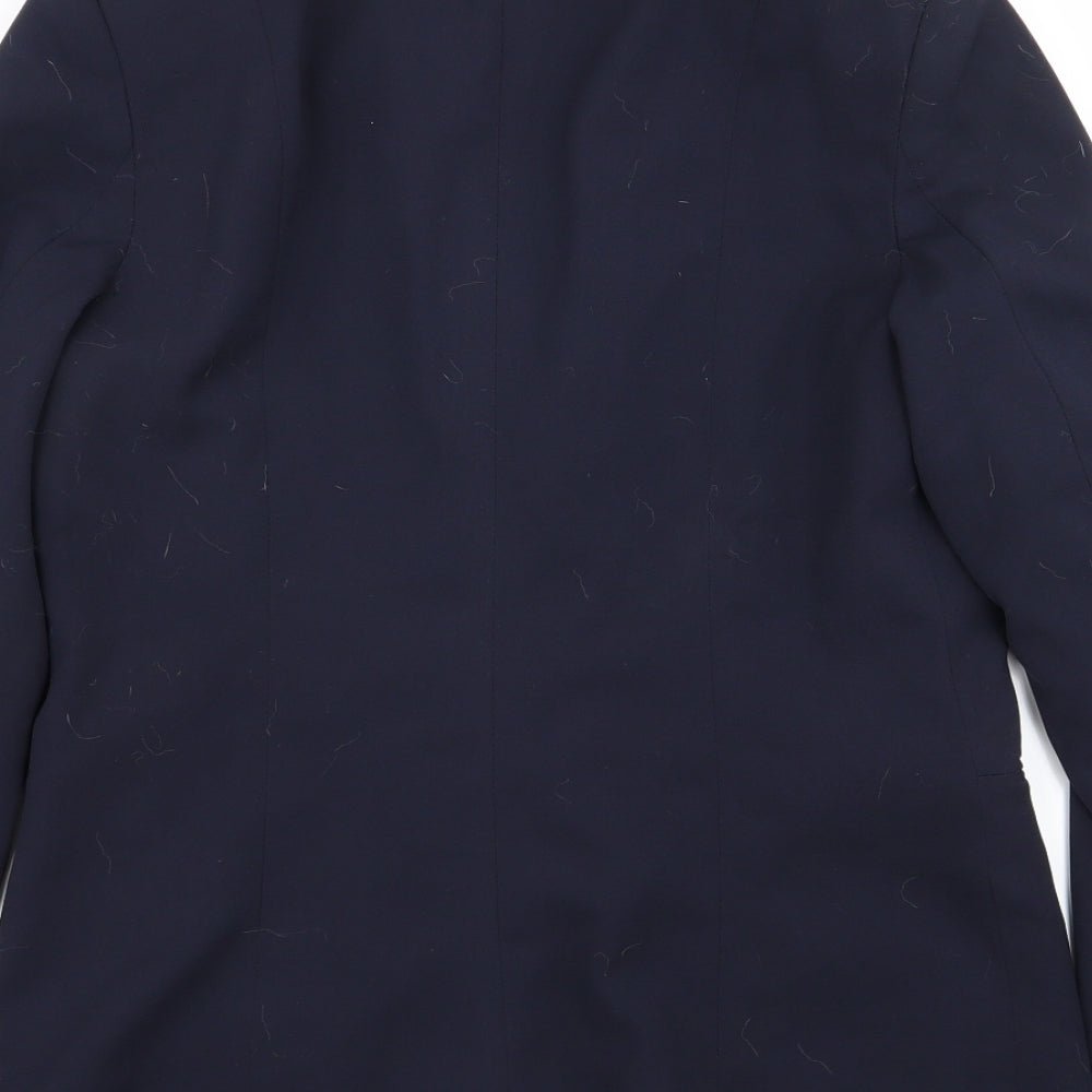 H&M Womens Blue   Jacket Blazer Size 10