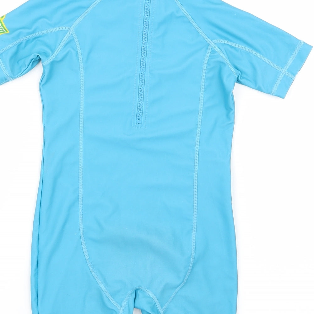 NEXT Boys Blue   Basic T-Shirt Size 2-3 Years  - all in one swimwear