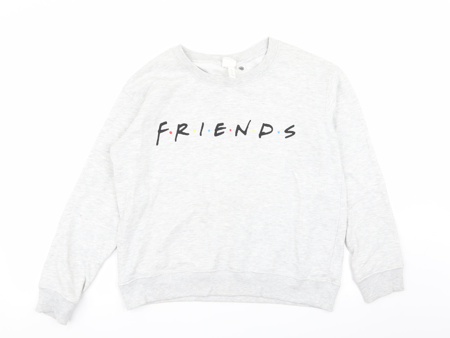 H&M Womens Grey   Pullover Jumper Size S  - friends