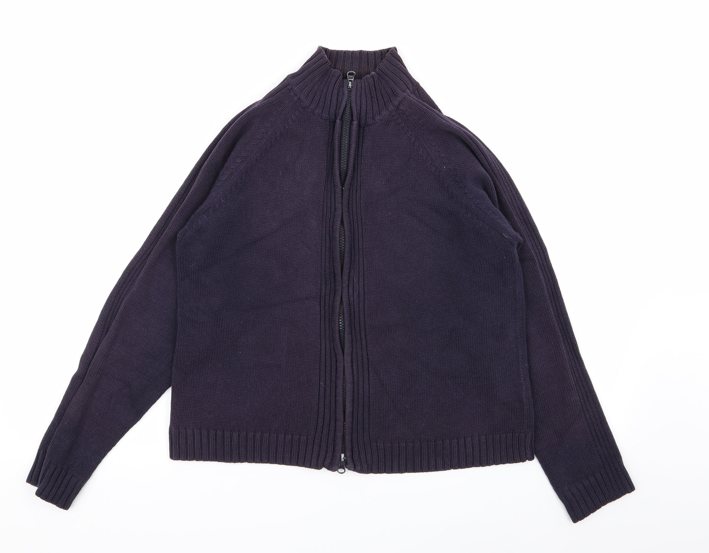 Essentials Womens Blue   Full Zip Jumper Size 16