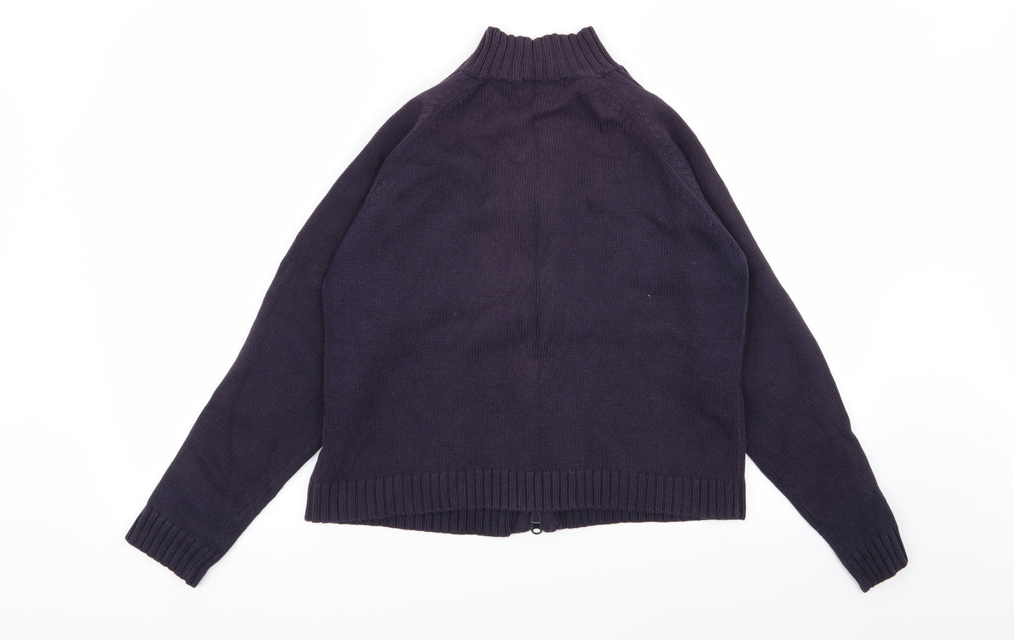 Essentials Womens Blue   Full Zip Jumper Size 16