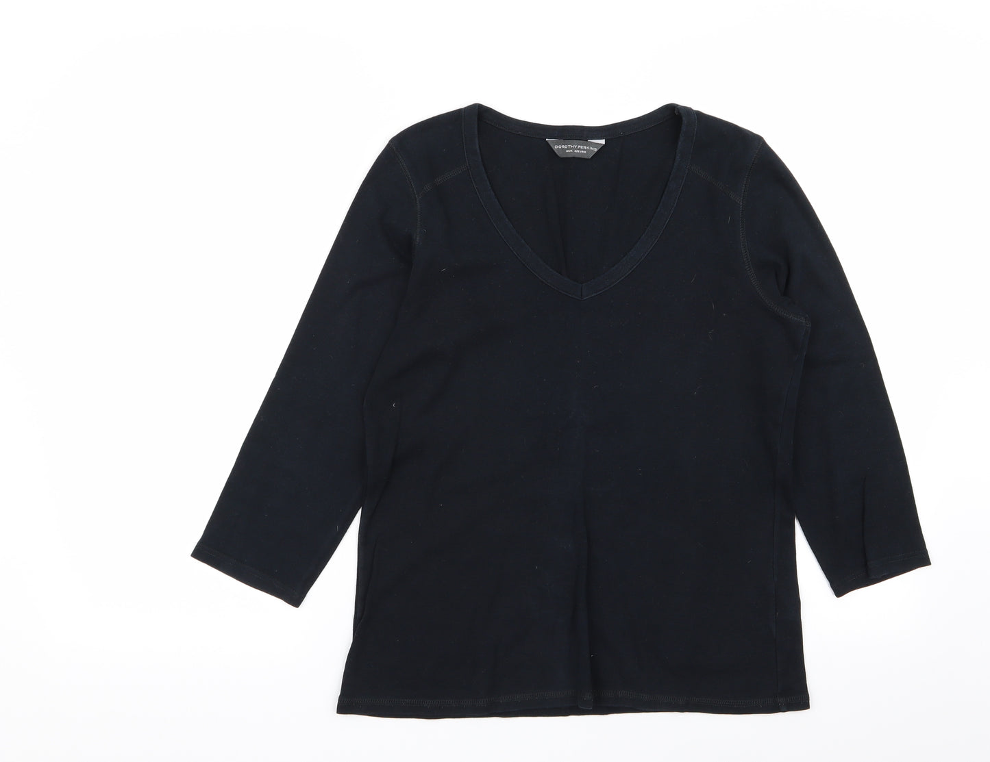 Dorothy Perkins Womens Black   Basic T-Shirt Size 14