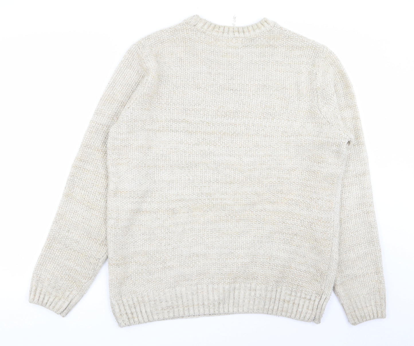 Primark Mens Beige   Pullover Jumper Size L