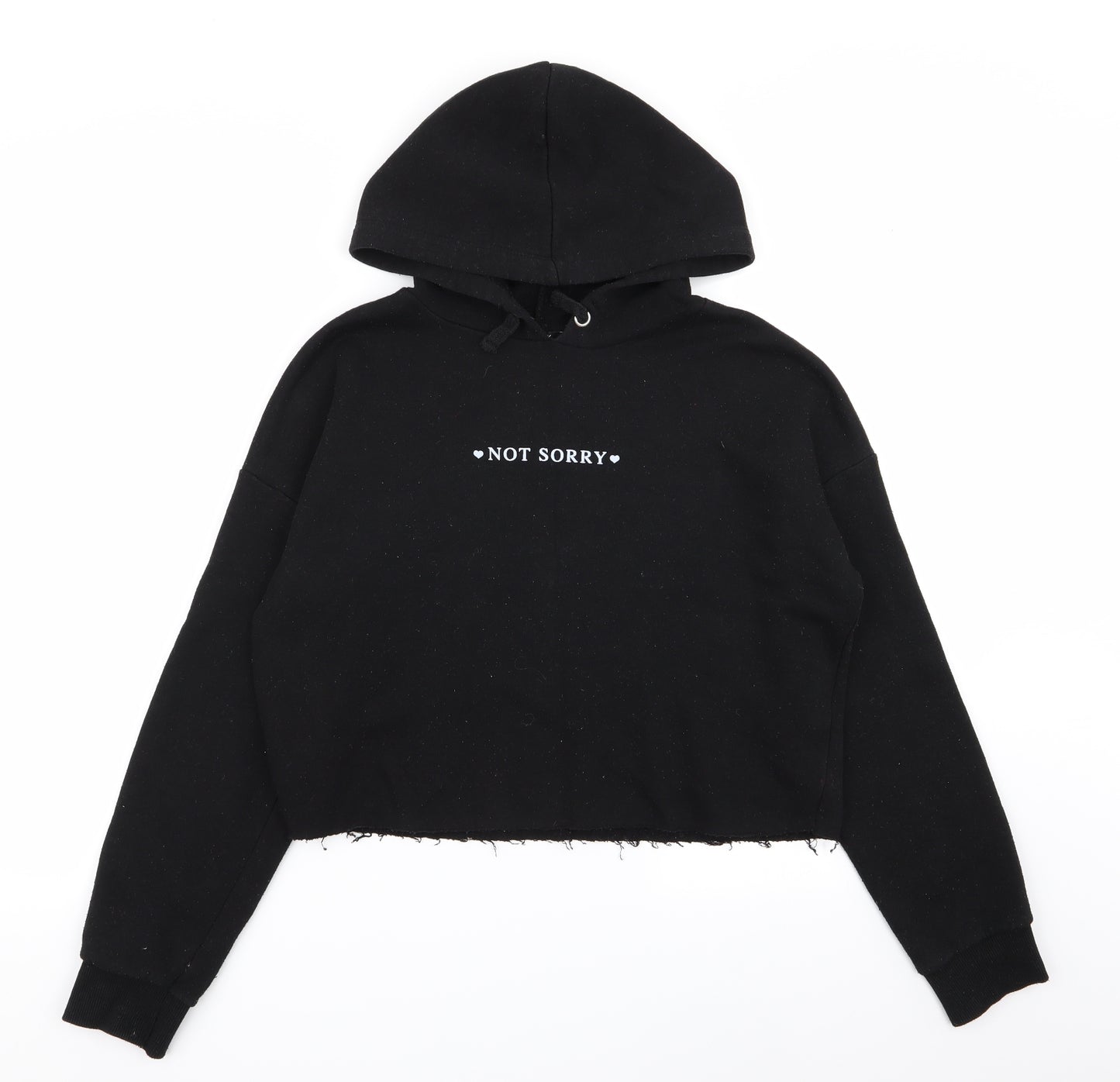 New Look Girls Black   Pullover Jumper Size 14-15 Years  - crop jumper