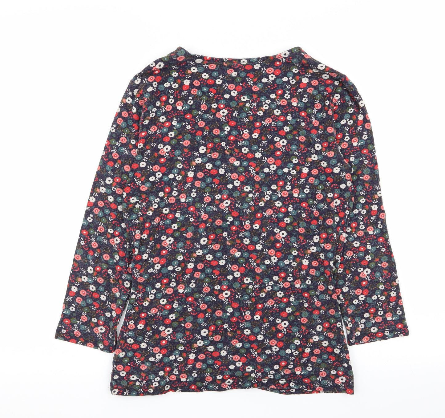 Laura Ashley Womens Multicoloured Floral  Wrap T-Shirt Size 10