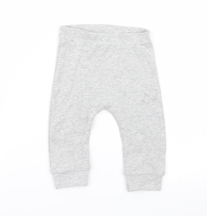 Matalan Girls Grey Jogger Trousers Size 3-6 Months - leggings
