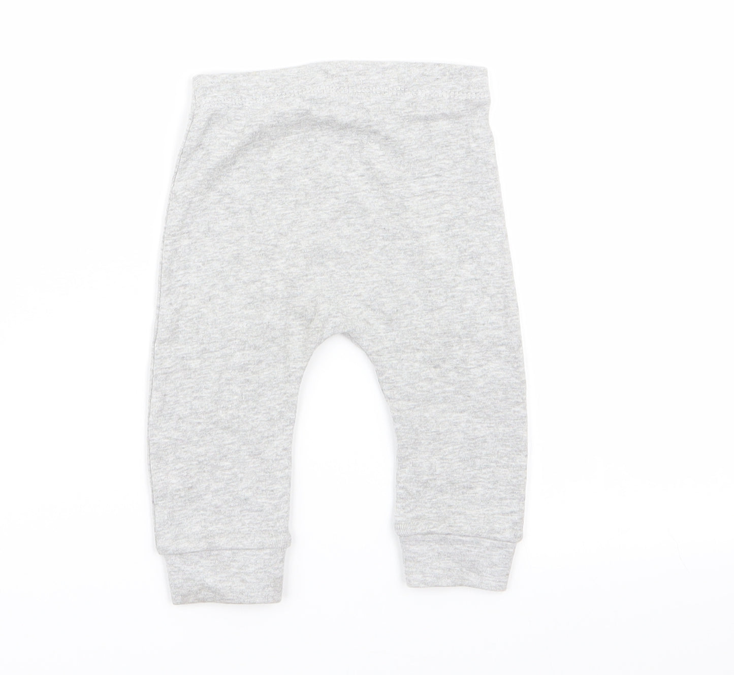 Matalan Girls Grey   Jogger Trousers Size 3-6 Months  - leggings
