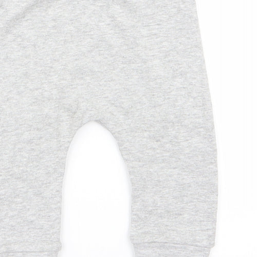 Matalan Girls Grey   Jogger Trousers Size 3-6 Months  - leggings