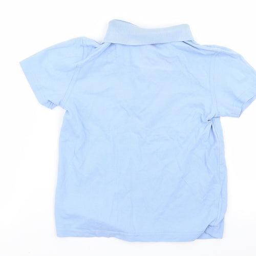 Asda George Boys Blue   Basic Polo Size 6-7 Years  - school polo