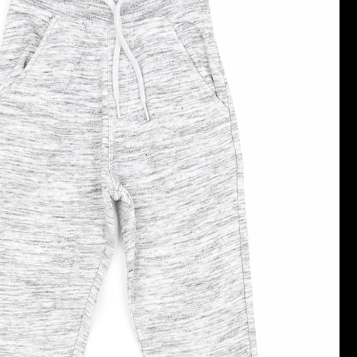 Asda George Boys Grey   Jogger Trousers Size 5-6 Years