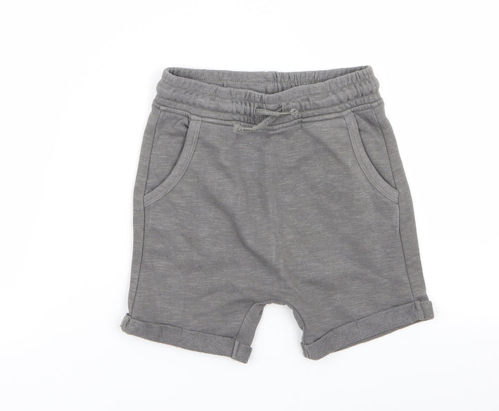 Asda George Boys Grey   Sweat Shorts Size 4-5 Years