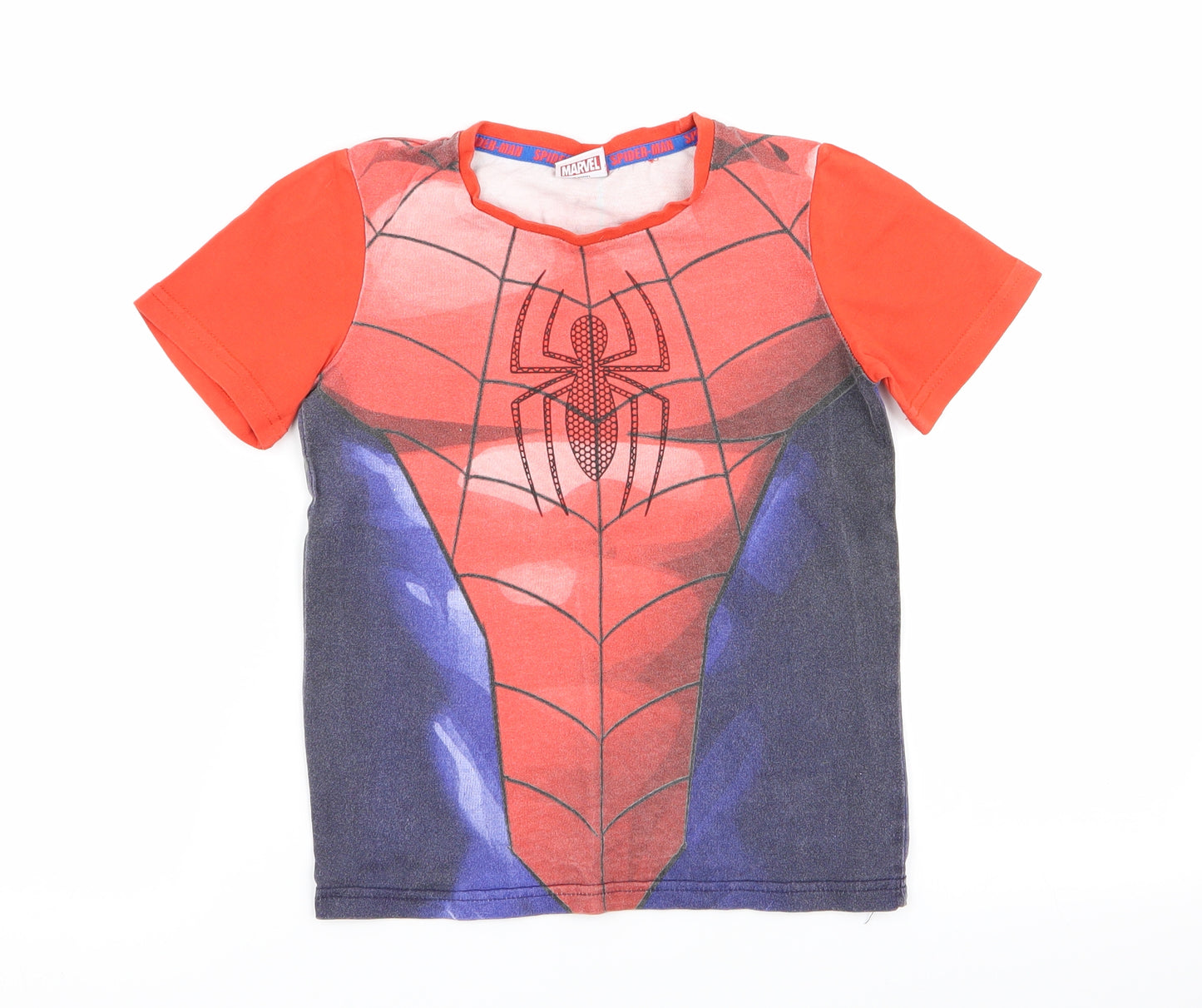 TU Boys Multicoloured Geometric  Basic T-Shirt Size 5-6 Years  - spider man