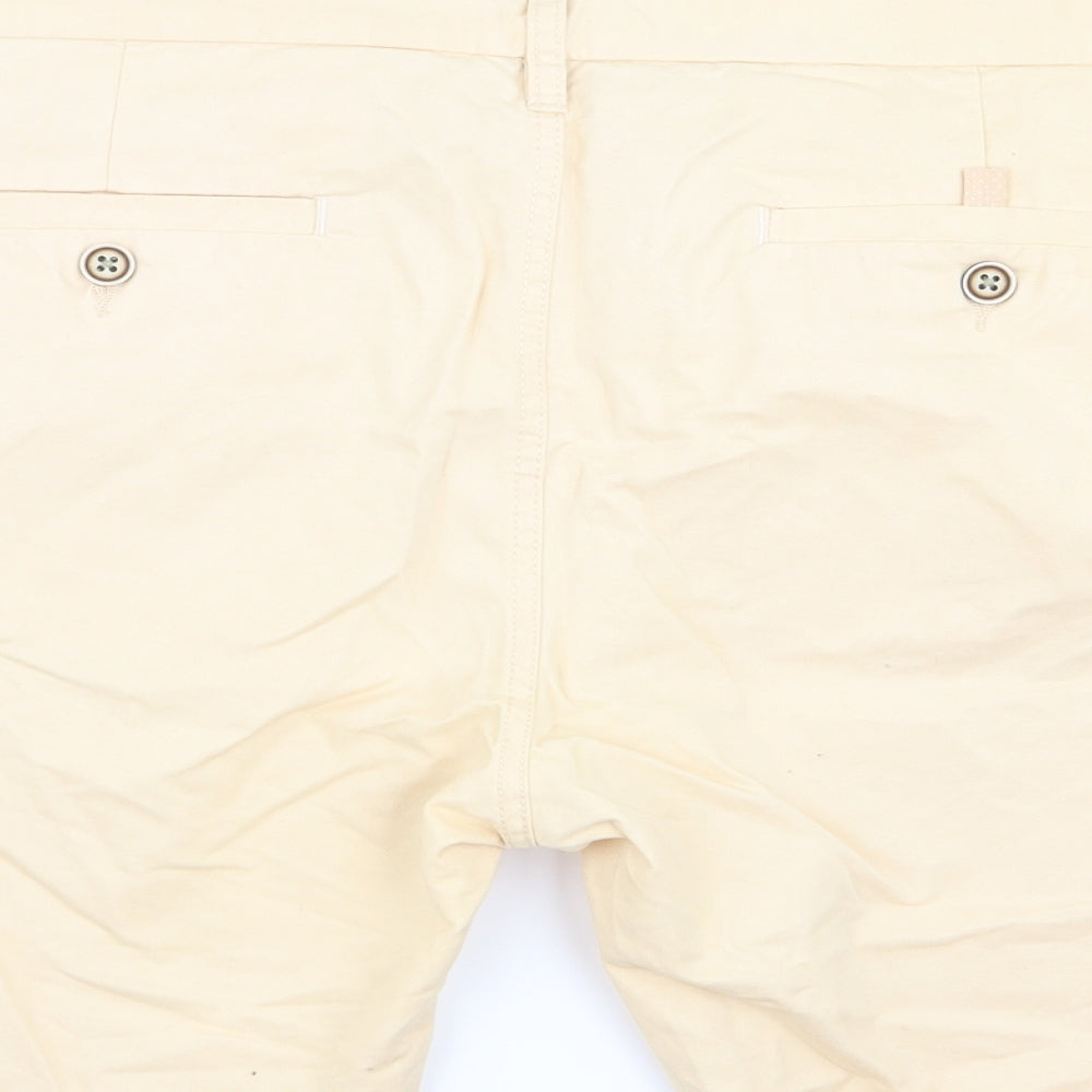 Cedar Wood State Mens Beige   Chino Shorts Size 36 in