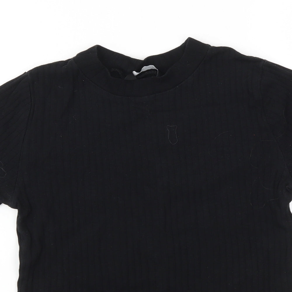 New Look Womens Black   Basic T-Shirt Size 10