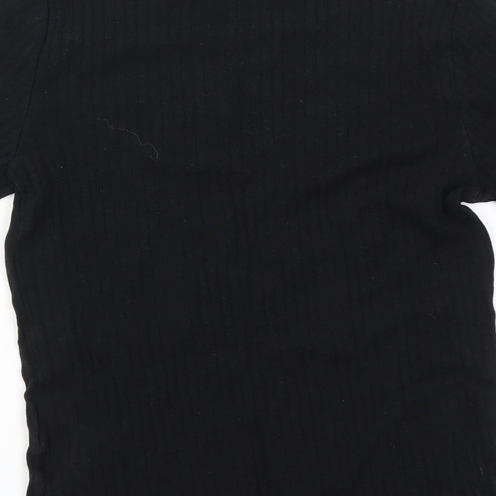 New Look Womens Black   Basic T-Shirt Size 10