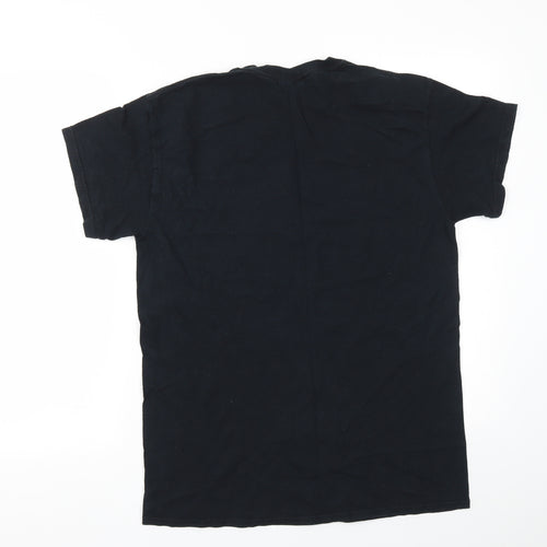 Gildan Mens Black    T-Shirt Size M