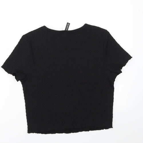 H&M Womens Black   Basic T-Shirt Size L