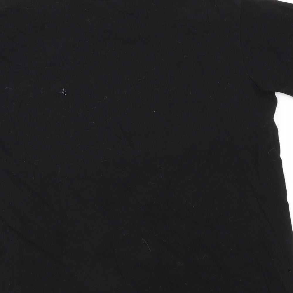 Club Boys Black   Basic T-Shirt Size S