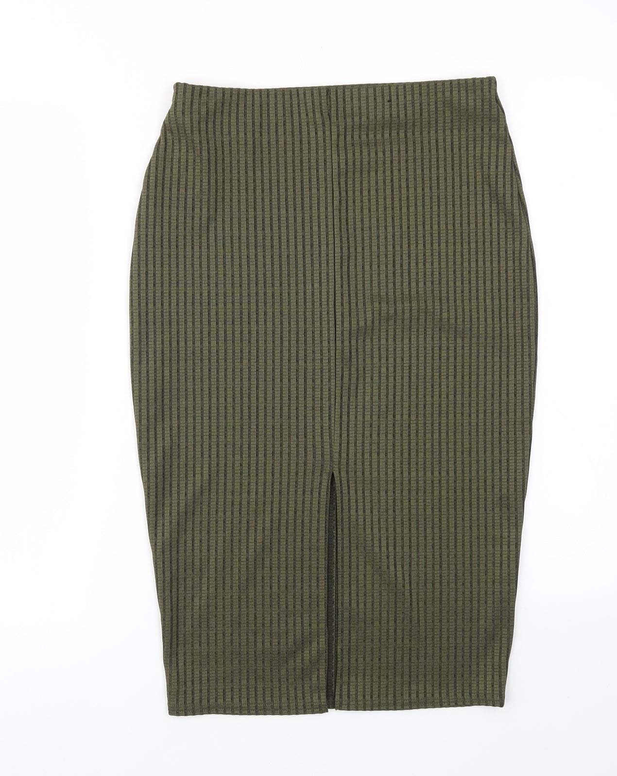 Primark Womens Green   A-Line Skirt Size 12  - stretch waistband