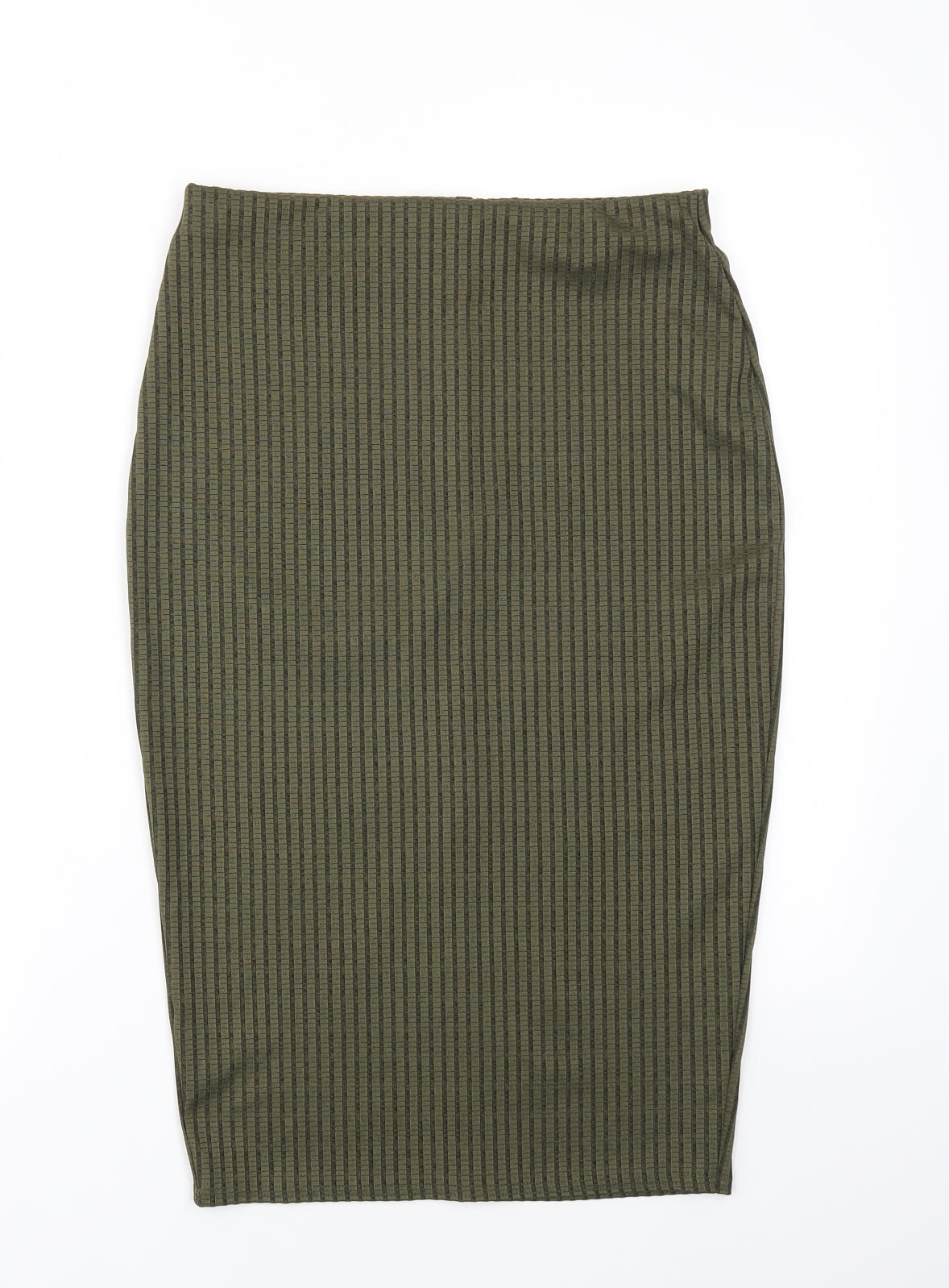 Primark Womens Green   A-Line Skirt Size 12  - stretch waistband