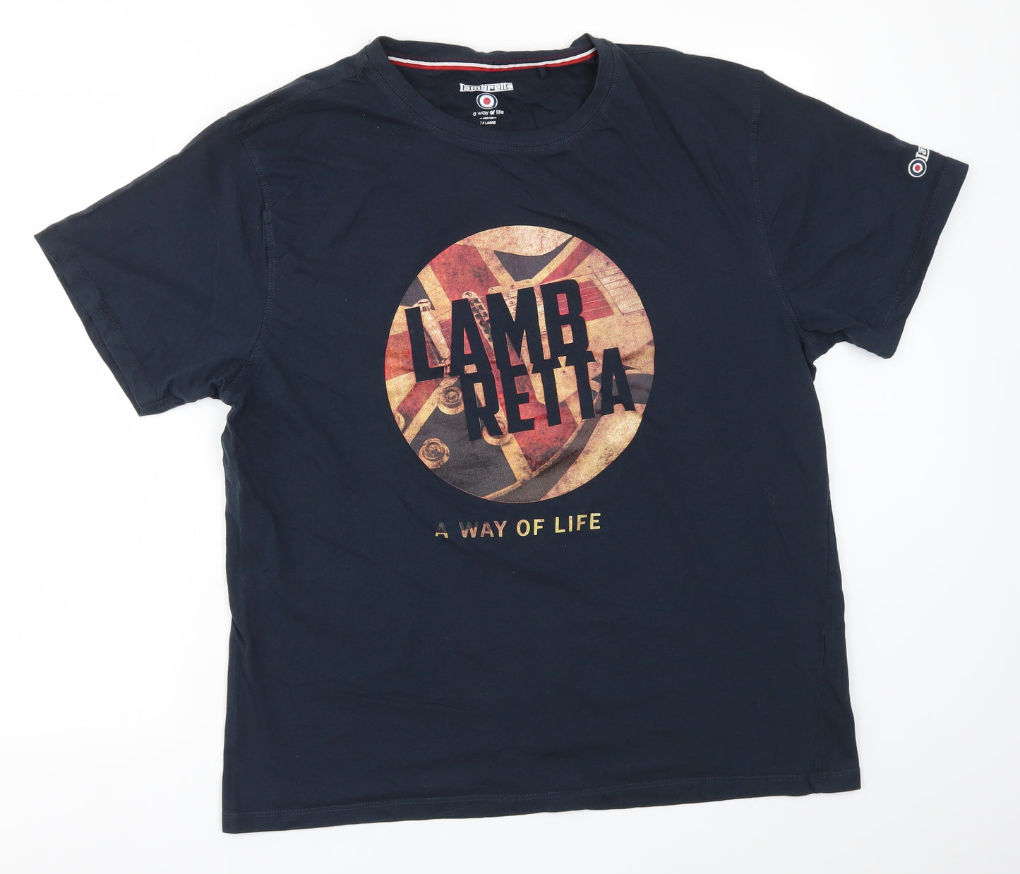 tambretta Mens Blue    T-Shirt Size 2XL
