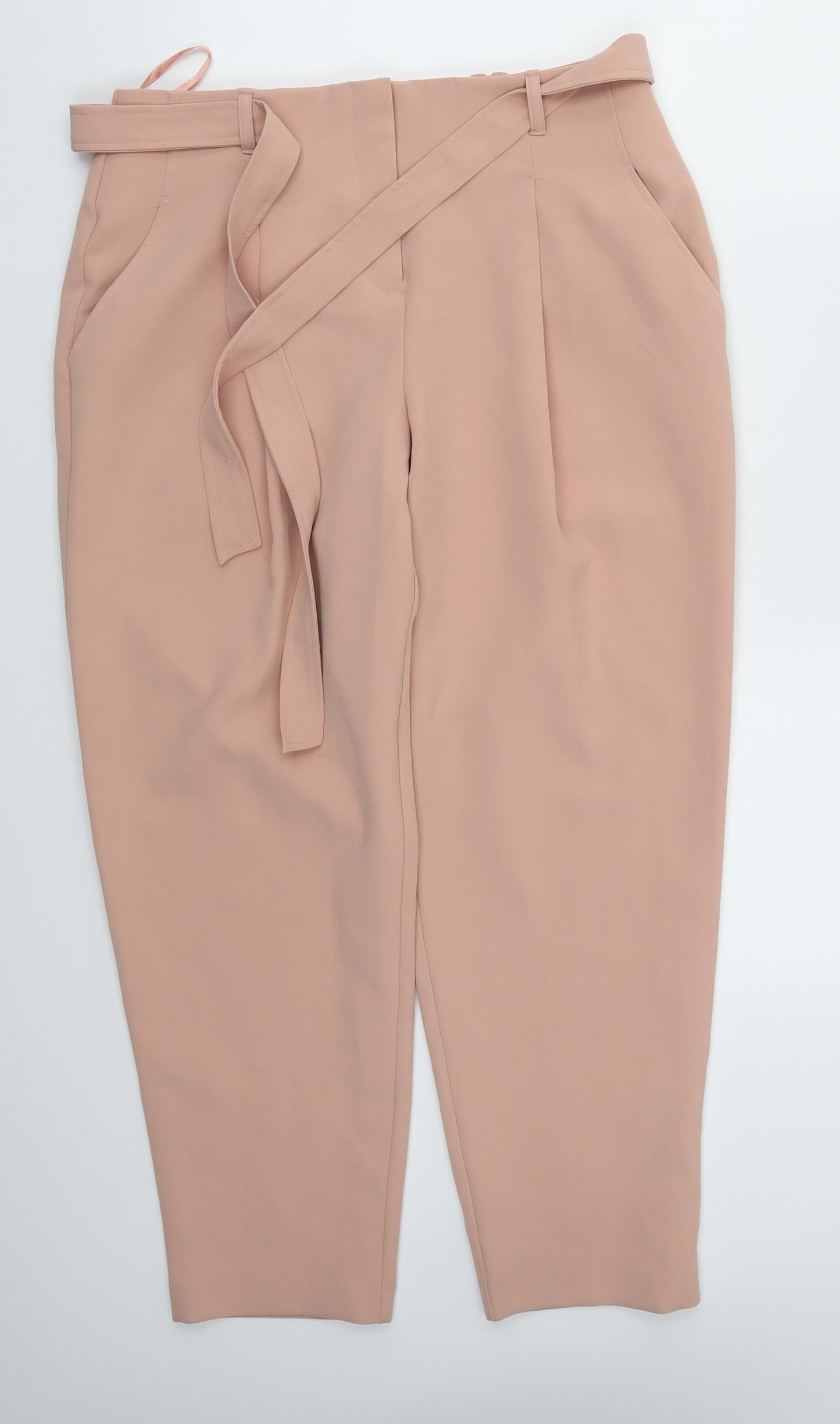 New Look Womens Pink   Trousers  Size 12 L27 in