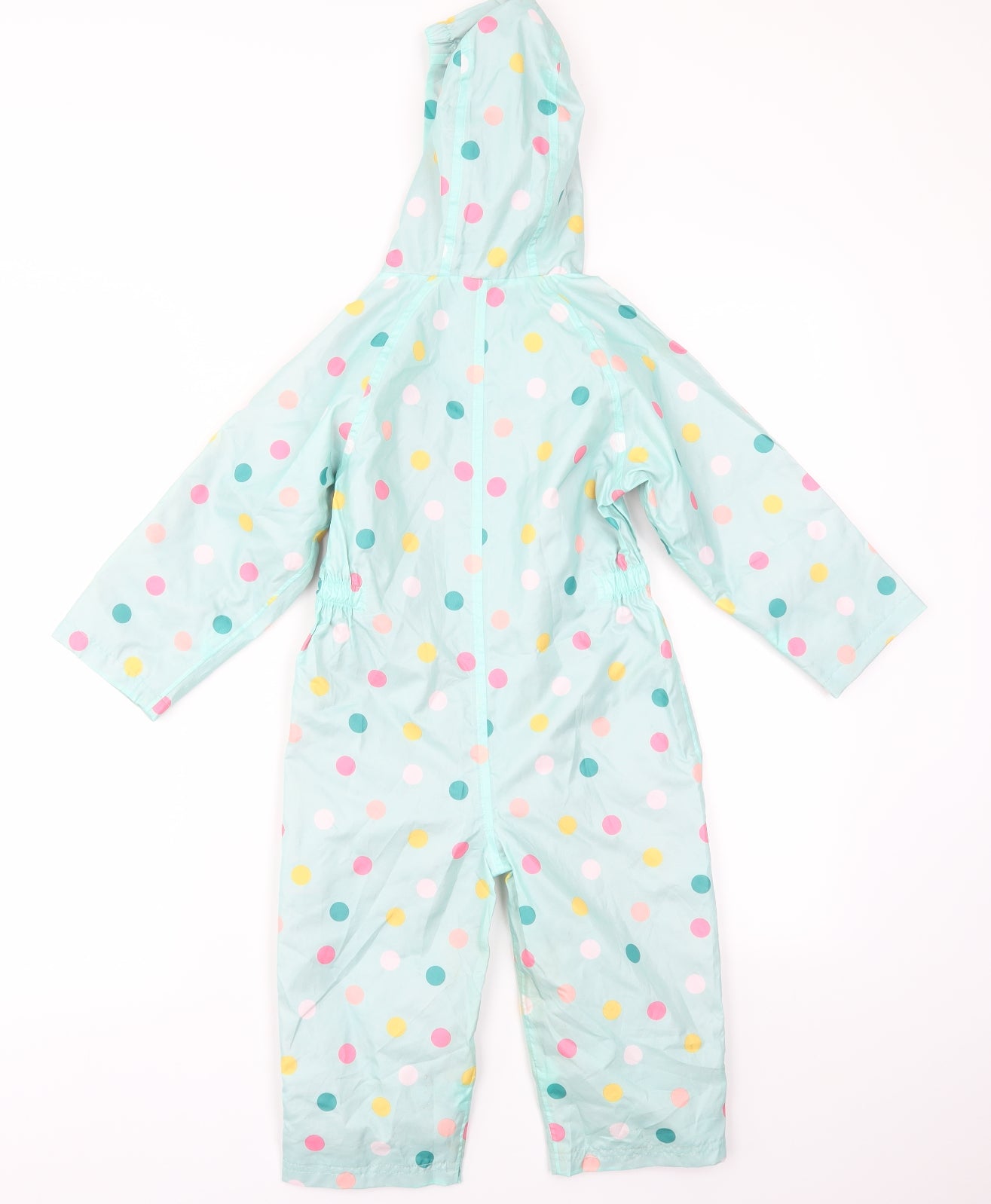 M Girls Multicoloured Polka Dot  Basic Coat Snowsuit Size 24 Months