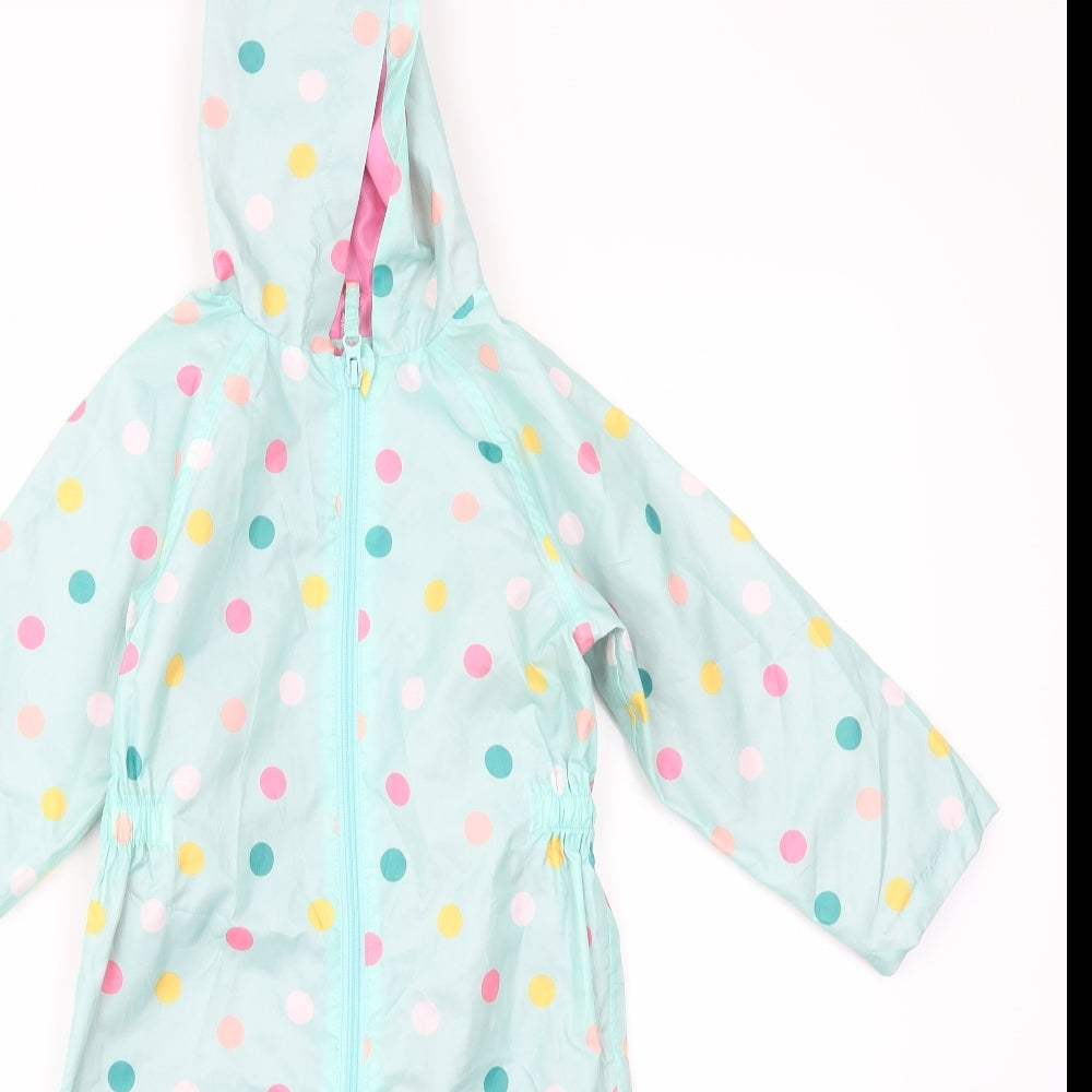 M Girls Multicoloured Polka Dot  Basic Coat Snowsuit Size 24 Months
