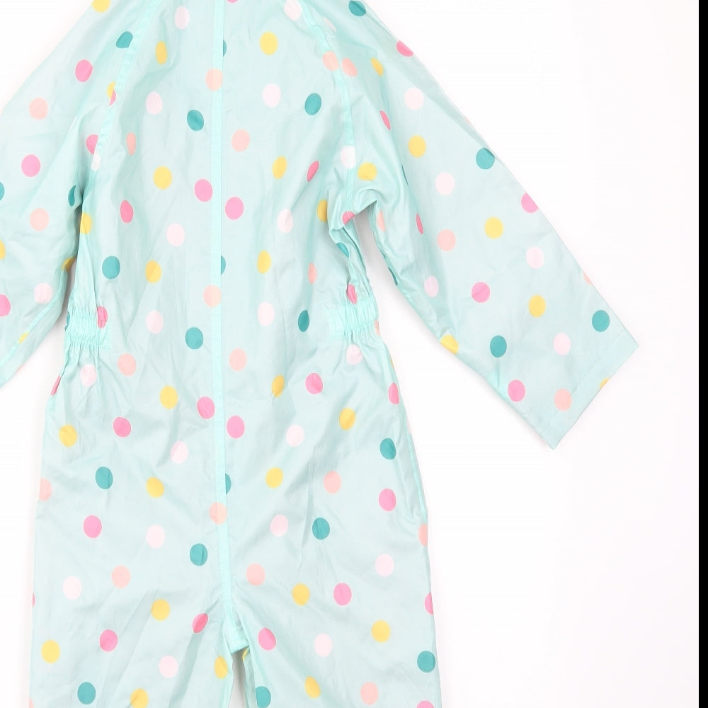 M Girls Multicoloured Polka Dot  Basic Coat Snowsuit Size 24 Months