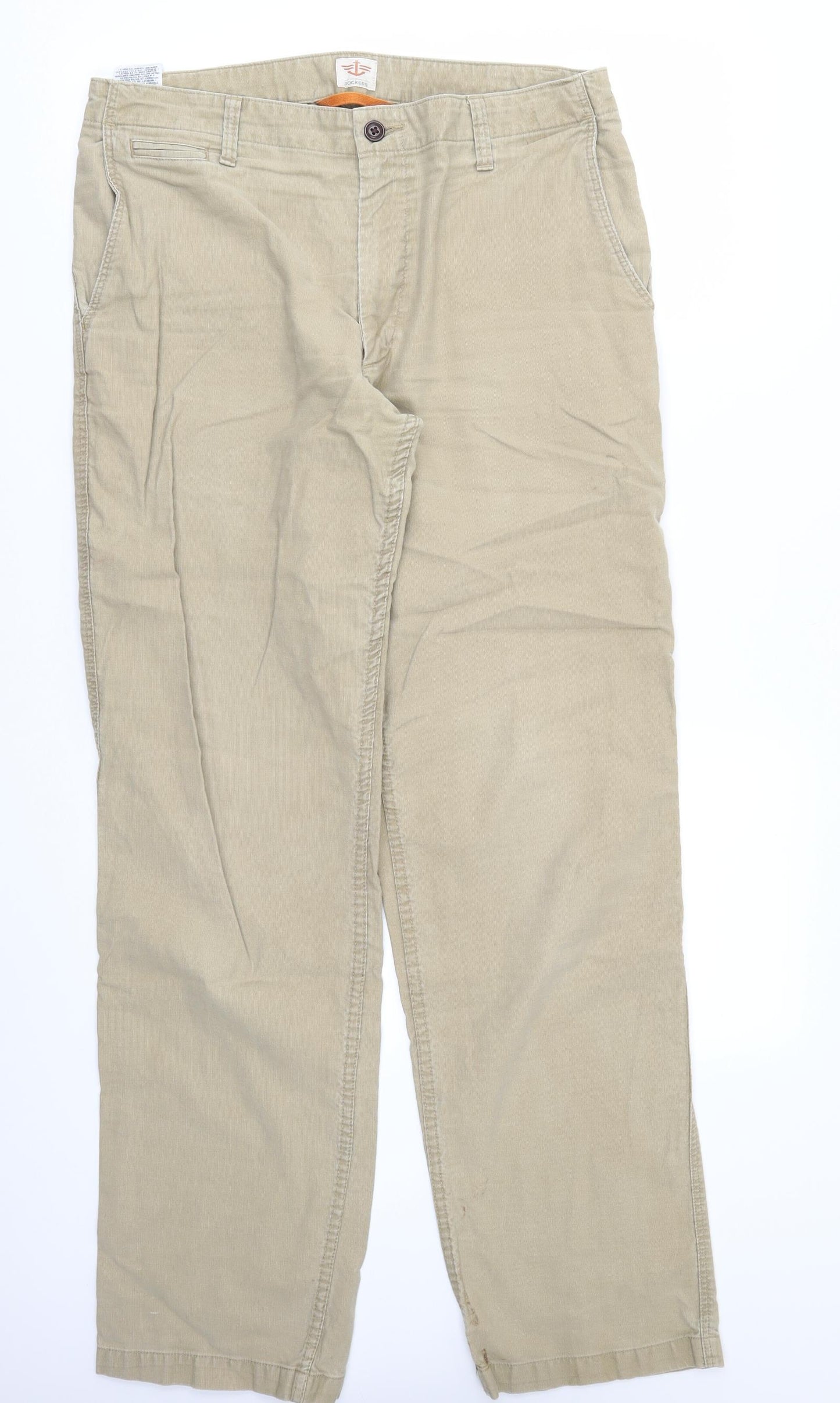 DOCKERS Mens Beige   Trousers  Size 34 L34 in