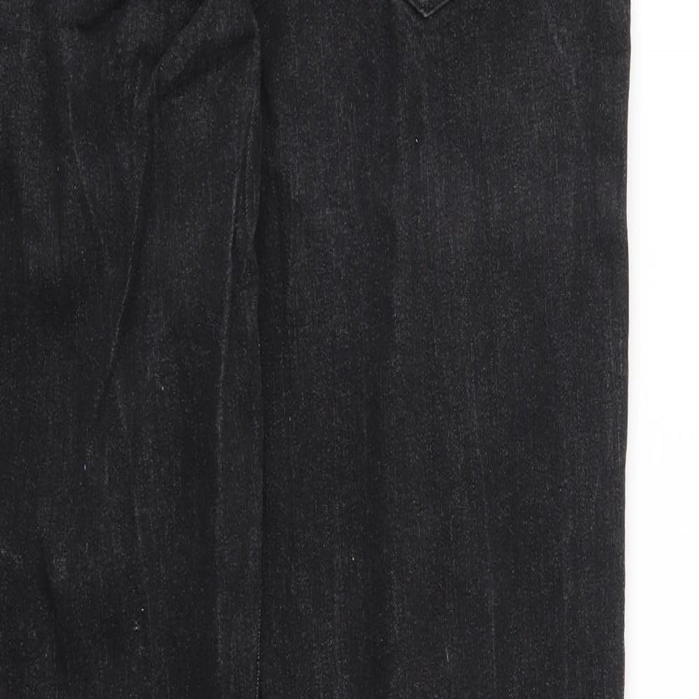 F&F Mens Black   Straight Jeans Size 36 L36 in
