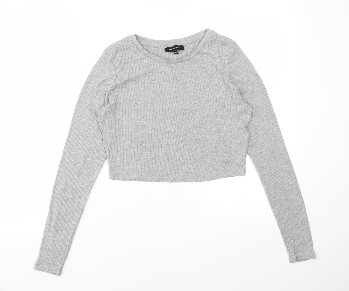 New Look Womens Grey   Basic T-Shirt Size 10