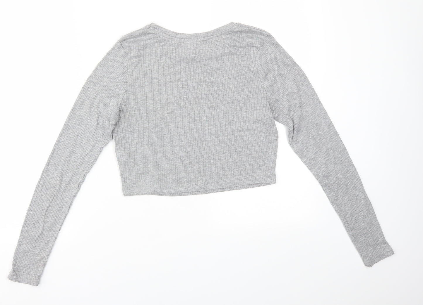 New Look Womens Grey   Basic T-Shirt Size 10