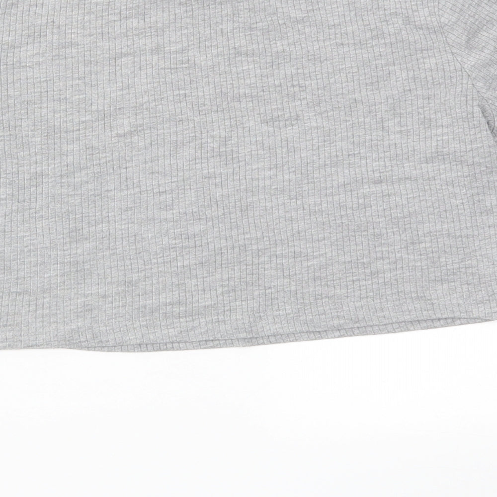 New Look Womens Grey   Basic T-Shirt Size 10