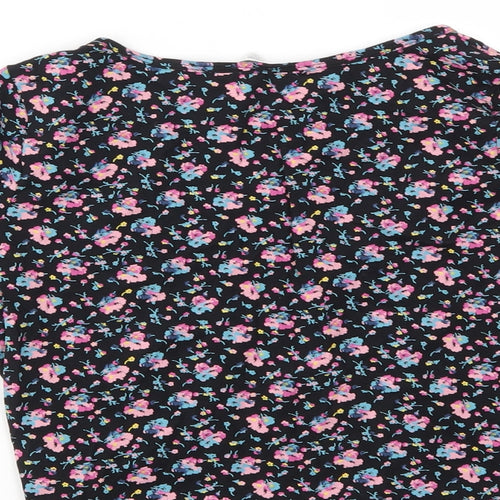New Look Womens Multicoloured Floral  Basic T-Shirt Size 12