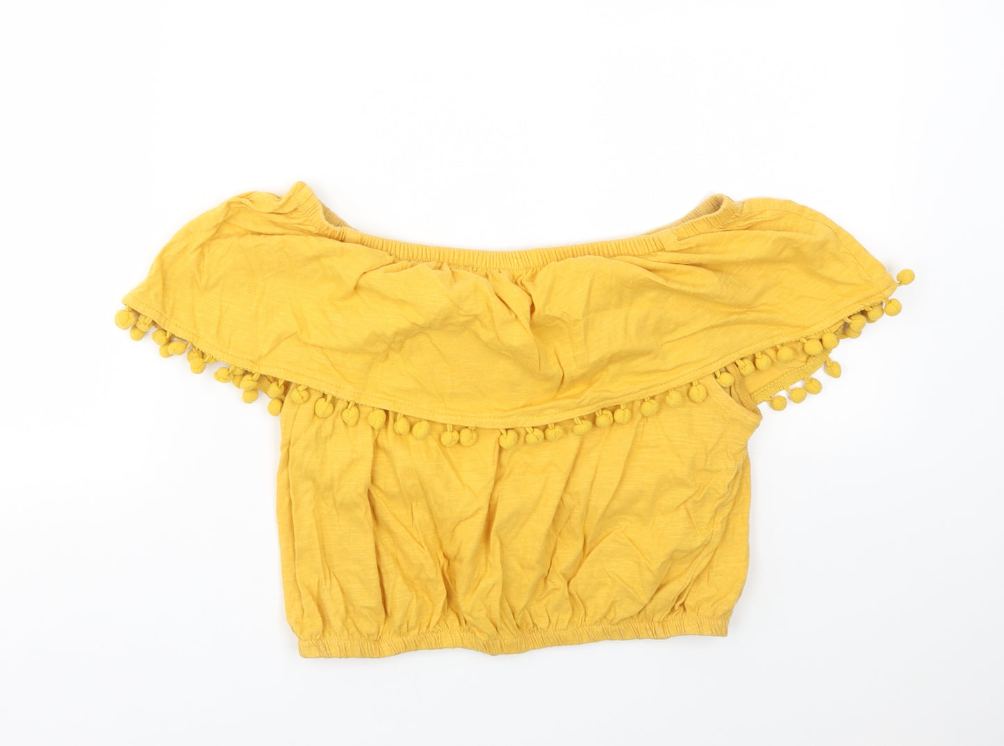 Primark Womens Yellow   Basic T-Shirt Size 10