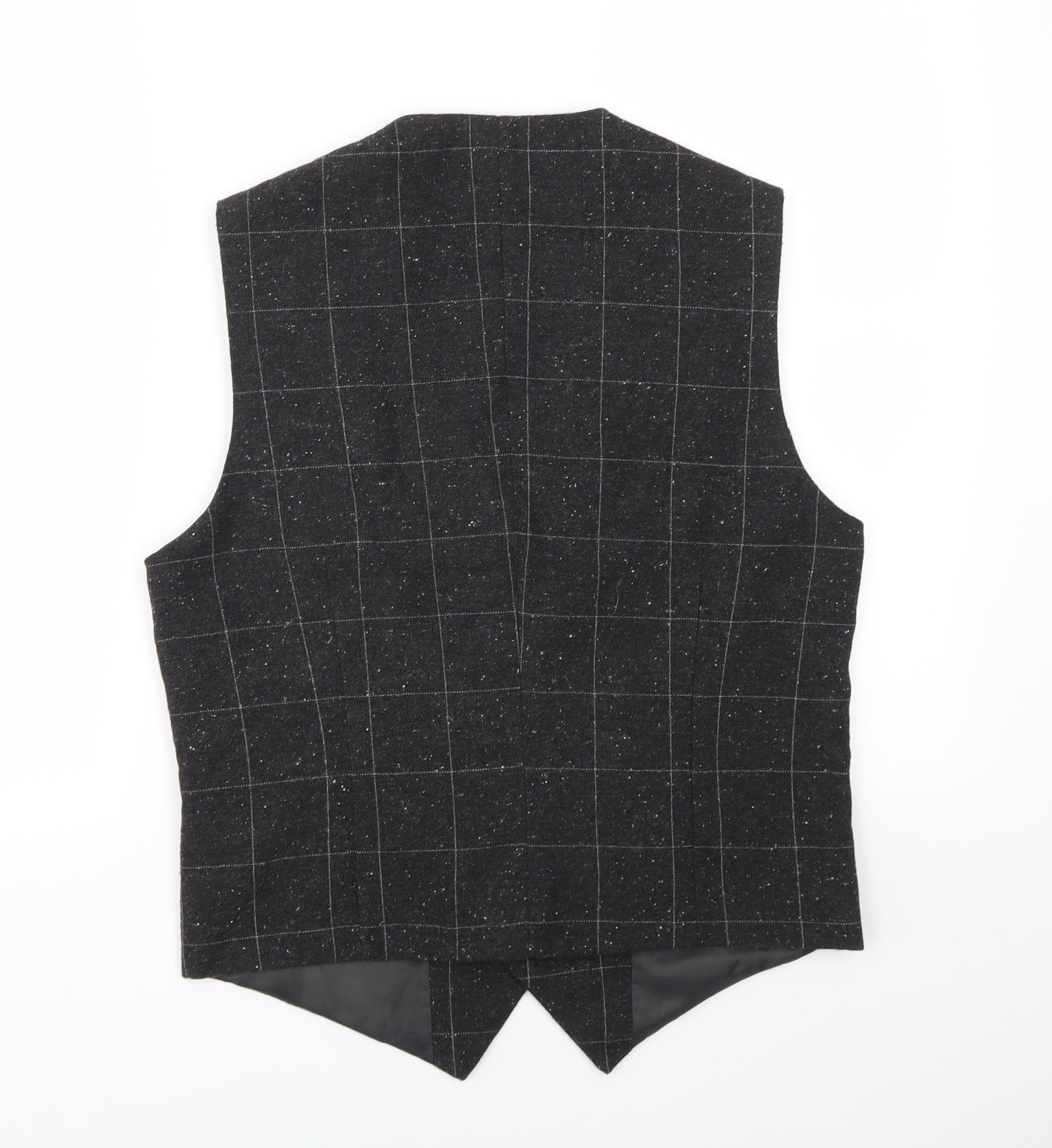 ONLY&SONS  Mens Grey Check  Jacket Suit Waistcoat Size L