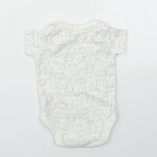 TU Baby Multicoloured Animal Print  Babygrow One-Piece Size 3-6 Months