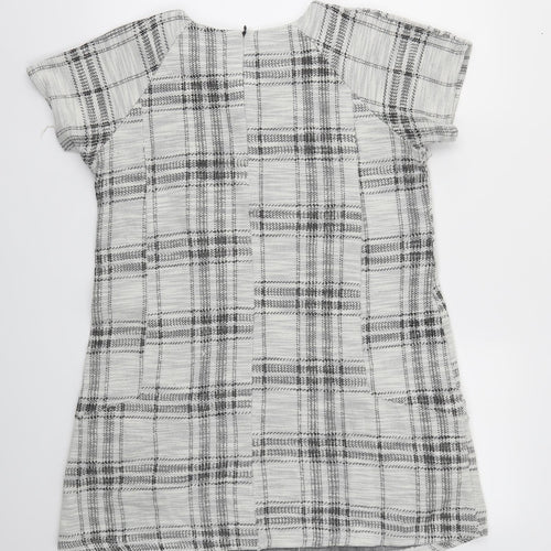 Apricot Womens Grey Check  Jumper Dress  Size 12