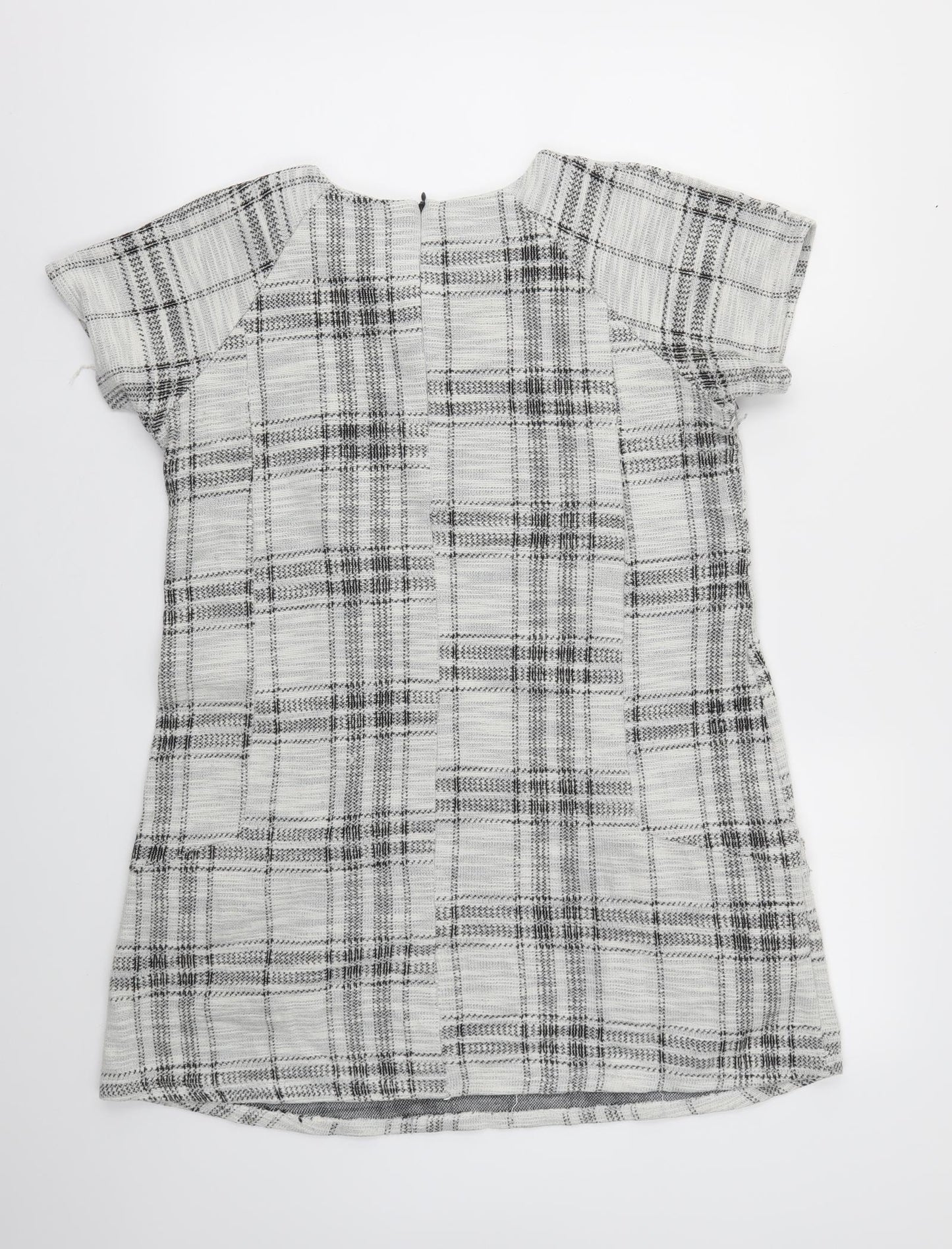 Apricot Womens Grey Check  Jumper Dress  Size 12