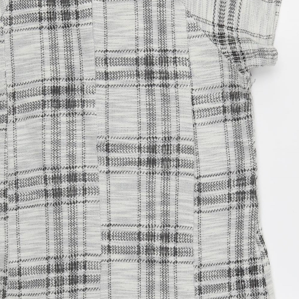 Apricot Womens Grey Check  Jumper Dress  Size 12