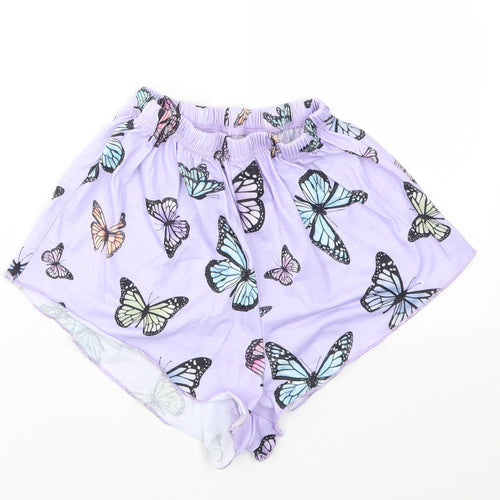 ROMWE Girls Multicoloured Animal Print  Cut-Off Shorts Size S